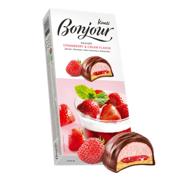 Bombonierka Bonjour Strawberry Cream Zante 232g