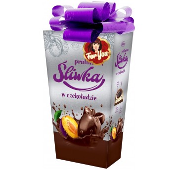 Bombonierka Śliwka w czekoladzie 192g Vobro