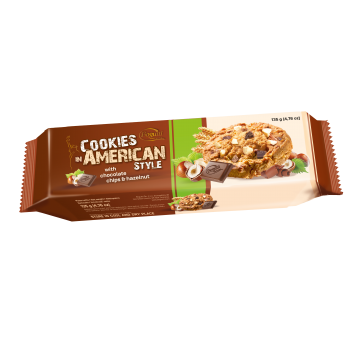 Ciastka American Orzech Czekolada 135g Bogutti /18