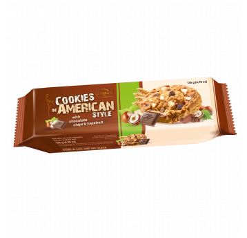 Ciastka American Orzech Czekolada 135g Bogutti /18