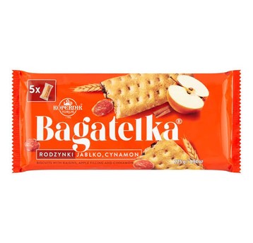 Ciastka Bagatelka Jabłko Cynamon Kopernik 225g