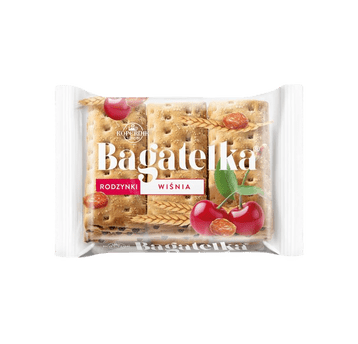 Ciastka Bagatelka Wiśnia Rodzynki Kopernik 135g