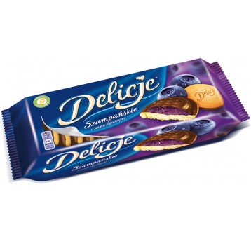 Ciastka Delicje Jagodowe 147g /24/