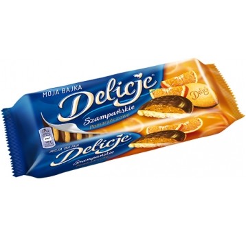 Ciastka Delicje Pomarańczowe 147g /24/