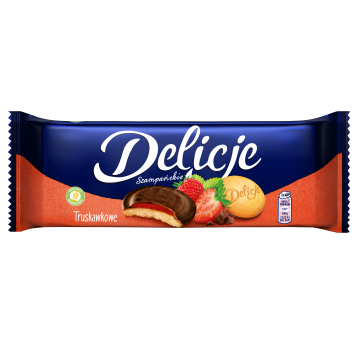 Ciastka Delicje Truskawkowe 147g /24/