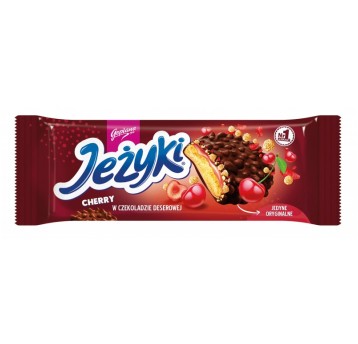 Ciastka Jeżyki Dark Cherry Jutrzenka 140g /20/