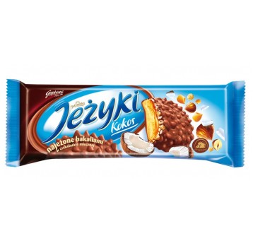 Ciastka Jeżyki Kokosowe Jutrzenka 140g /20/
