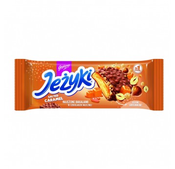 Ciastka Jeżyki Orzech Słony Karmel 140g /20/