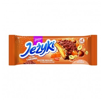 Ciastka Jeżyki Orzech Słony Karmel 140g /20/