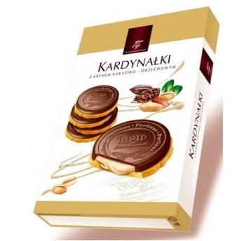 Ciastka Kardynałki Kakao Orzech Tago 180g /10/