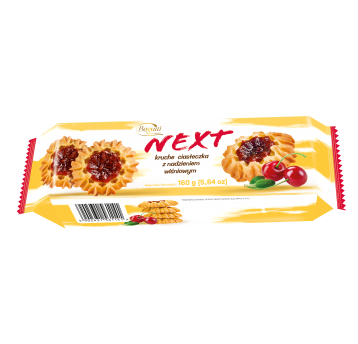 Ciastka Słoneczka Wiśniowe Next 160g Bogutti /25/