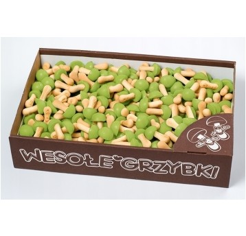 Ciastka Wesołe Grzybki Pistacja 1kg