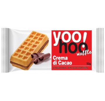 Ciastko biszkoptowe Yoo! Hoo 50g Kakao /12/