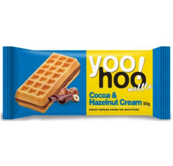 Ciastko biszkoptowe Yoo! Hoo 50g Kakao/orzech /12/