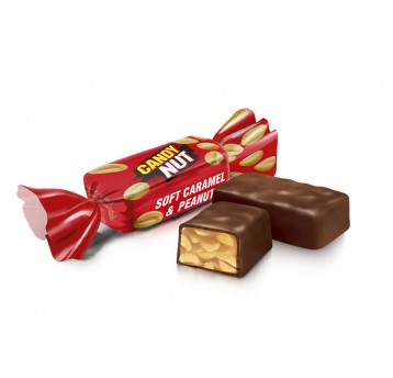 Cukierki CANDY NUT soft caramel/peanuts Roshen 1kg