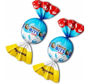 Cukierki Choco Bits Coco Kokosowe Pszczółka 1kg