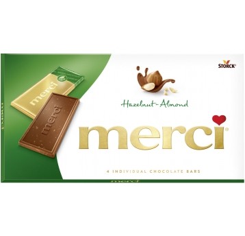 Czekolada Merci Mleczna Orzech Migdał 100g