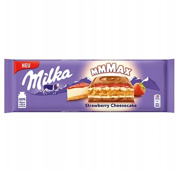 Czekolada Milka MMMAX Strawberry Chees. 300g /12/