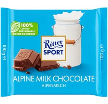 Czekolada Ritter Sport ALPINE MILK 100g /12/