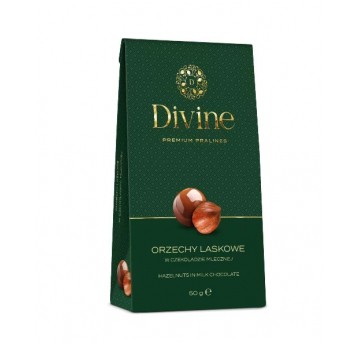 Divine Orzechy laskowe w czekol. 50g EUROHANSA