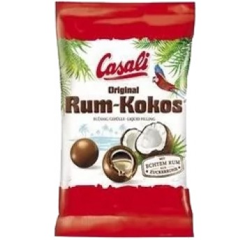 Draże CASALI Rum-Kokos Mleczna Czekolada 100g