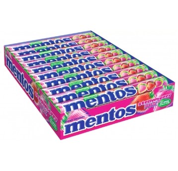 Dropsy Mentos Strawberry Mix 37,5g