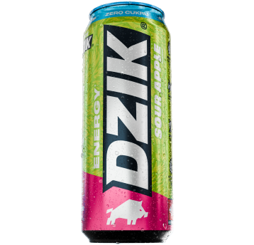 Dzik Energy Sour Apple 500ml /24/ KAUCJA