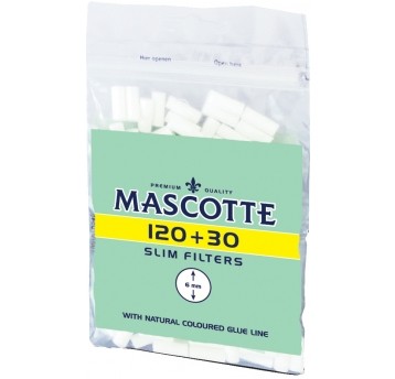 Filtry Slim Mascotte 6mm 120+30szt