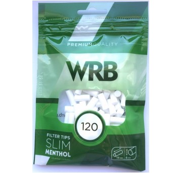 Filtry WRB Slim Menthol 6mm 120 szt