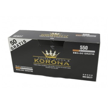 Gilzy KORONA 550szt /20/