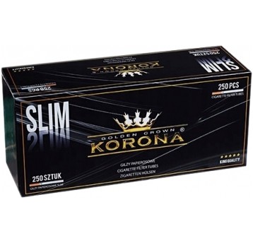 Gilzy KORONA Slim 250szt ##