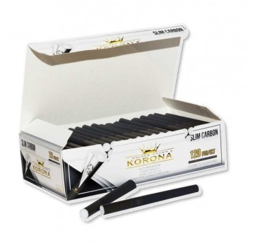Gilzy KORONA Slim Carbon 120szt ##