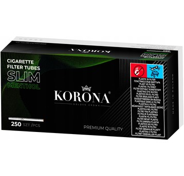 Gilzy KORONA Slim Menthol 120szt