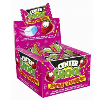 Guma Center Shock Truskawka 4g*100szt