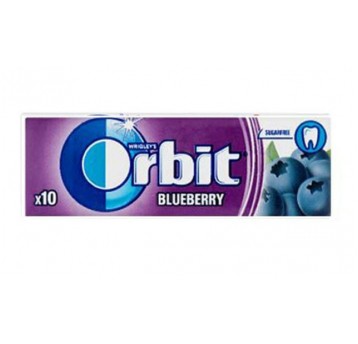 Guma Orbit Blueberry 10 Drażetek /Tacka 30szt/