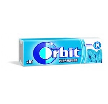 Guma Orbit Peppermint 10 Drażetek /Tacka 30szt/