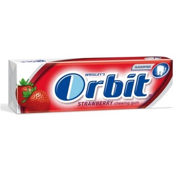 Guma Orbit Strawberry 10 Drażetek