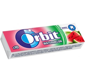 Guma Orbit Watermelon 10 Drażetek /Tacka 30szt/