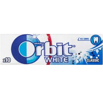 Guma Orbit White Classic 10 Drażetek /Tacka 30szt/