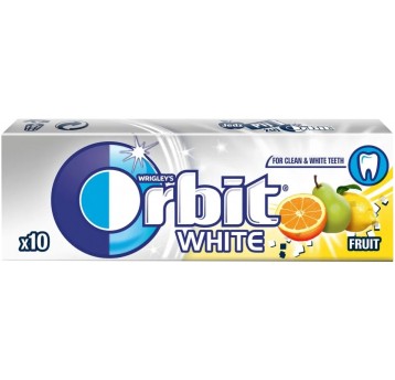 Guma Orbit White Fruit 10 Drażetek /Tacka 30szt/