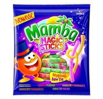 Guma rozpuszczalna Mamba Magic Sticks 140g