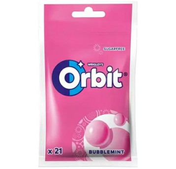 Gumy Orbit Bubblemint torba /22/