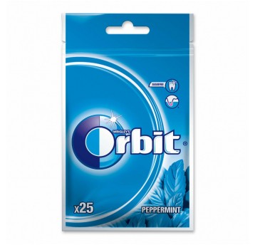 Gumy Orbit Peppermint torba 21 drażetek /22/