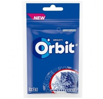 Gumy Orbit Winterfresh torba 21 drażetek /22/
