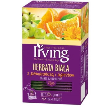 Herbata Irving Biała Pomarańcza i Agrest 20 t.