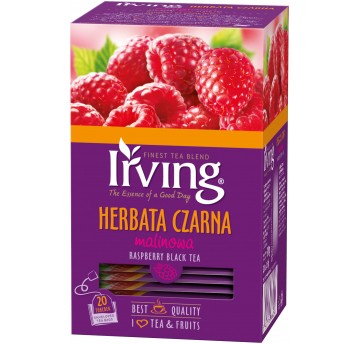 Herbata Irving Czarna Malina 20 t.
