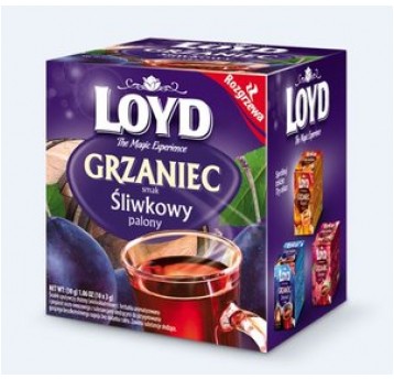 Herbata LOYD Grzaniec Śliwkowy palony 10 torebek