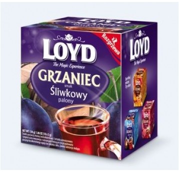 Herbata LOYD Grzaniec Śliwkowy palony 10 torebek