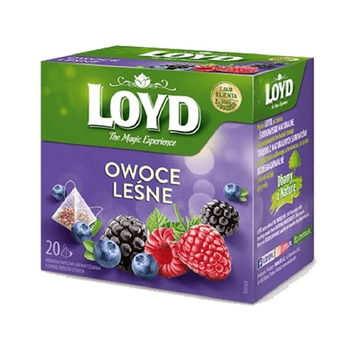 Herbata LOYD Piramidy Owoce Leśne 2g * 20 tor
