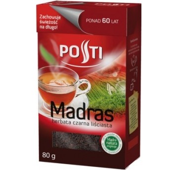 Herbata Posti Czarna liściasta MADRAS 80g
